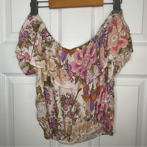 Spell Floral Off the Shoulder Top Small - Picture 5 of 9